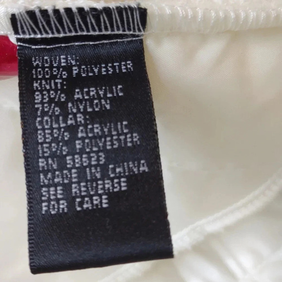 Effort Women's Quilted Cream Vest - Picture 5 of 12